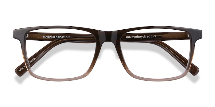 Clear Brown Mariner -  Acetate Eyeglasses
