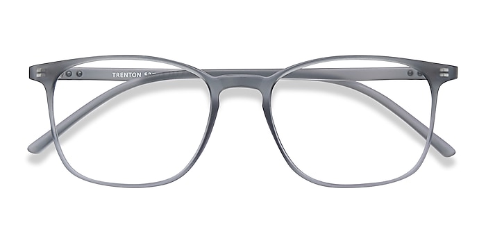Gray Trenton -  Lightweight Plastic Eyeglasses