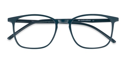 Unisex S Rectangle Green Plastic Prescription Eyeglasses - Eyebuydirect S Trenton
