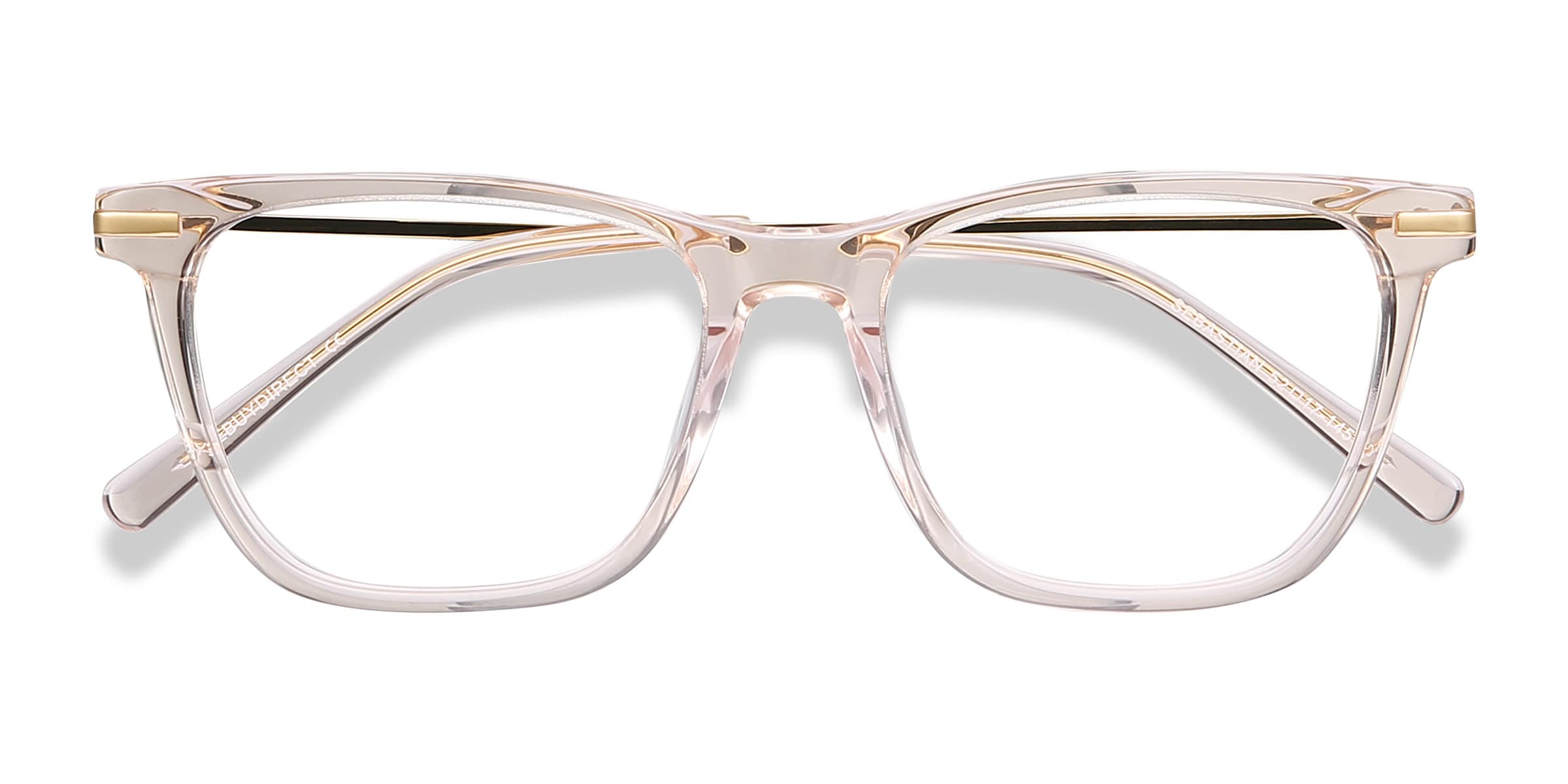 Sebastian Square Rose Gold Glasses for Women | Eyebuydirect Canada