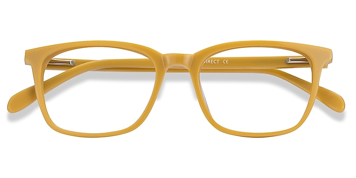 Yellow Etched -  Colorful Acetate Eyeglasses
