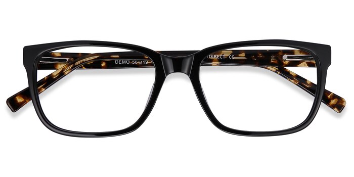 Black Demo -  Fashion Acetate Eyeglasses