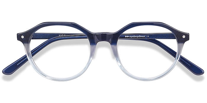 Clear Blue Moby -  Acetate Eyeglasses