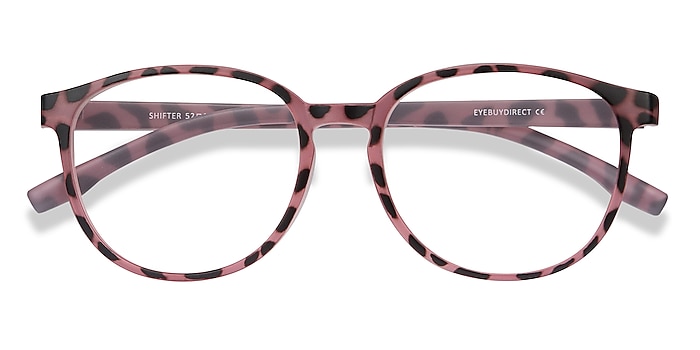 Pink Tortoise Shifter -  Lightweight Plastic Eyeglasses