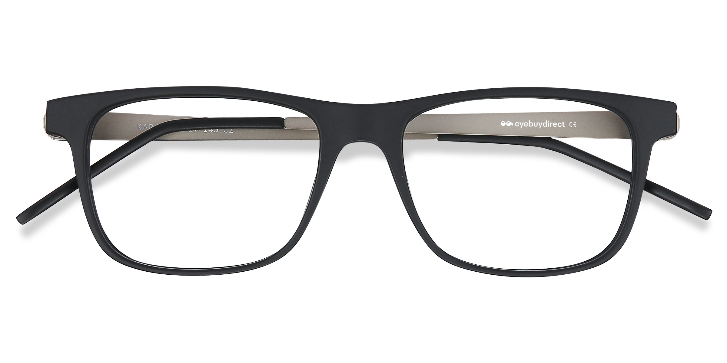 Female s rectanglePlastic, Metal Prescription eyeglasses - Eyebuydirect s Karat