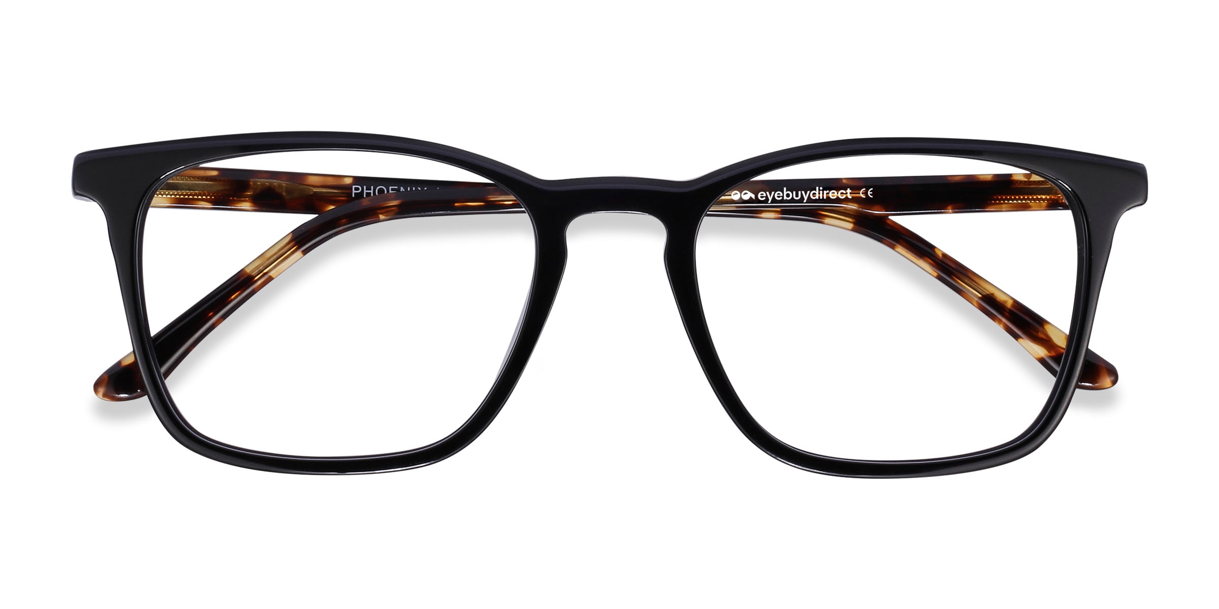 Phoenix Rectangle Black Full Rim Eyeglasses Eyebuydirect