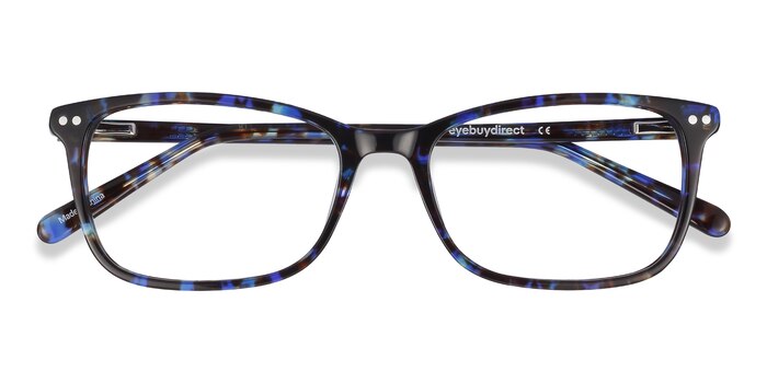 Blue Floral Alette -  Lightweight Acetate Eyeglasses