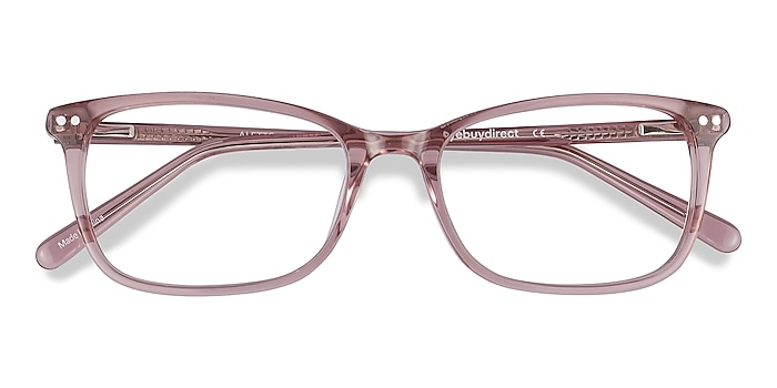 Clear Pink Alette -  Lightweight Acetate Eyeglasses