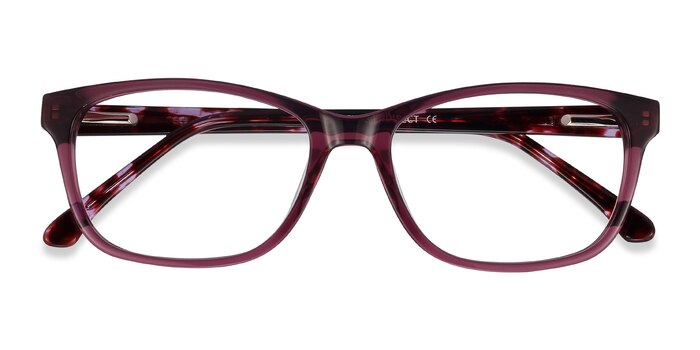 Purple Ayla -  Colorful Acetate Eyeglasses
