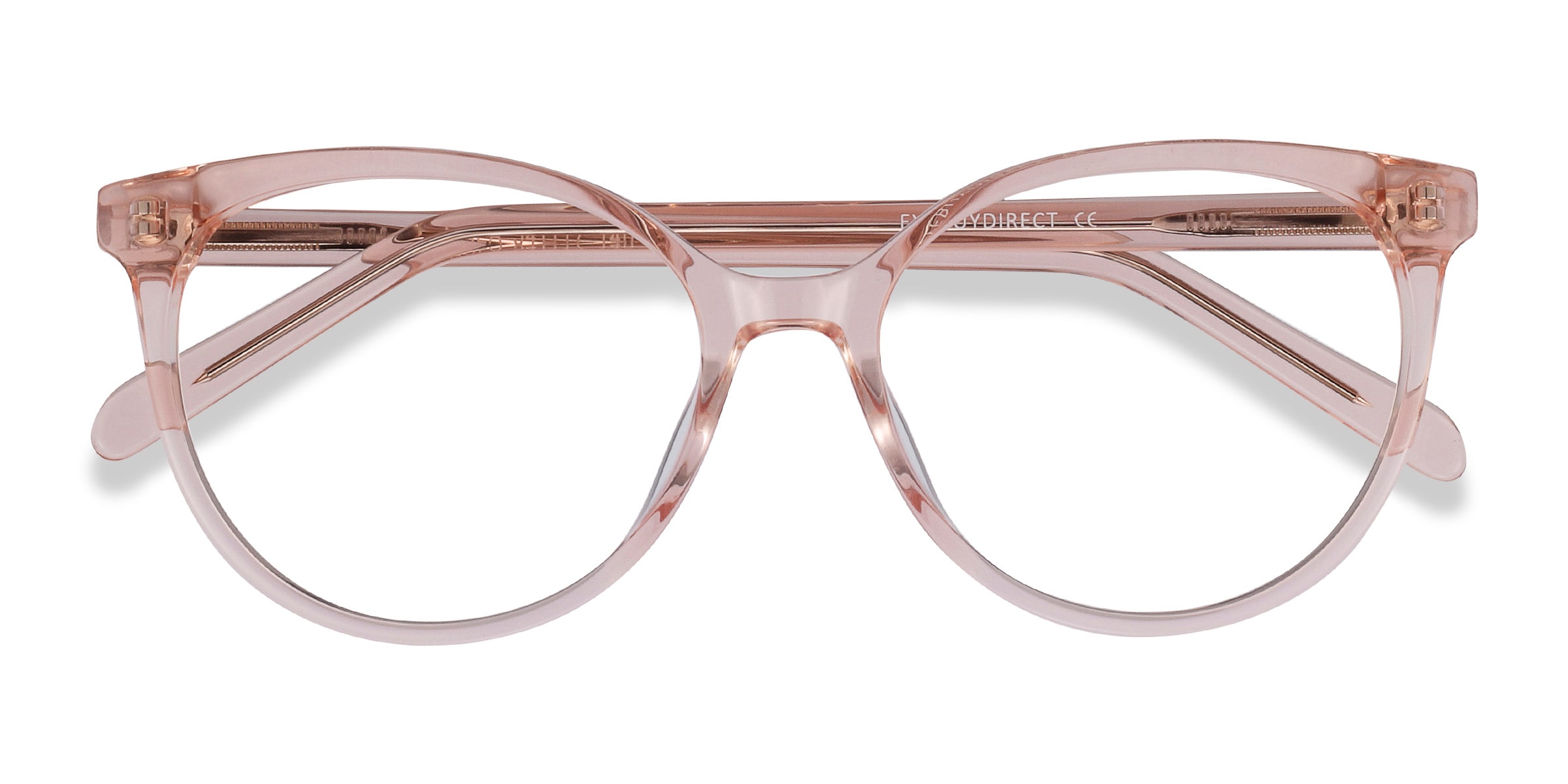 Nala Cat Eye Clear Pink Glasses for Women | Eyebuydirect