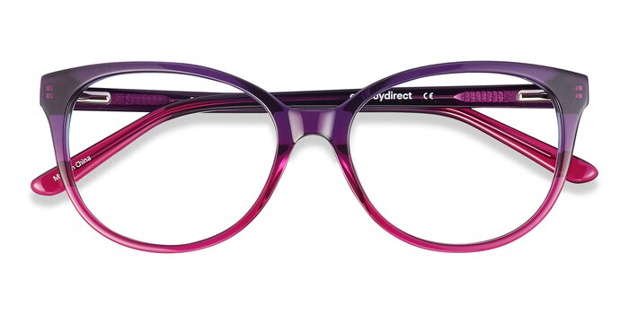 Purple Pursuit -  Fashion Acetate Eyeglasses