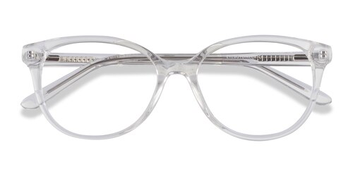 Female S Horn Clear Acetate Prescription Eyeglasses - Eyebuydirect S Pursuit