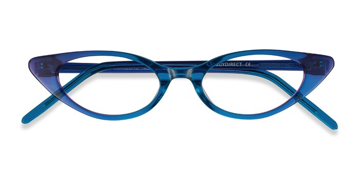 Blue Hush -  Vintage Acetate Eyeglasses