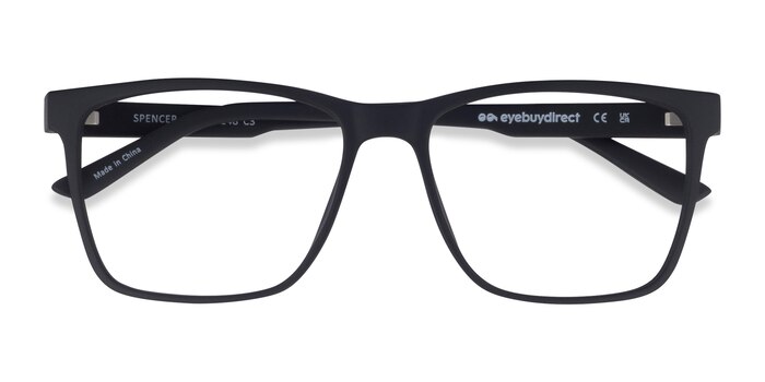 Black Spencer -  Lightweight Plastic Eyeglasses