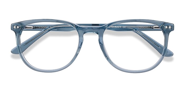 Clear Blue Cherbourg -  Fashion Acetate Eyeglasses