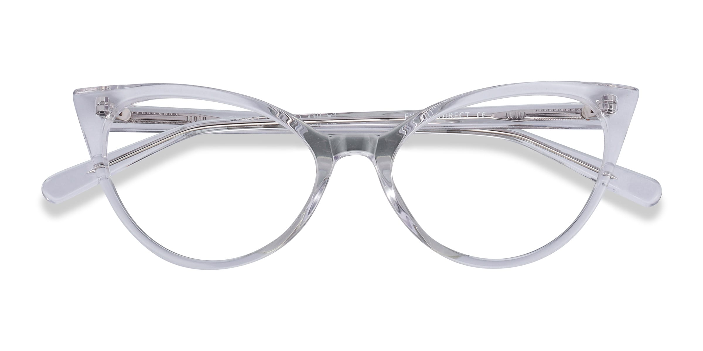 Progressive eyeglasses Online with Mediumfit, square, Full-Rim Acetate Design — Calista in Clear Yellow/tortoise/black by Eyebuydirect - Lenses