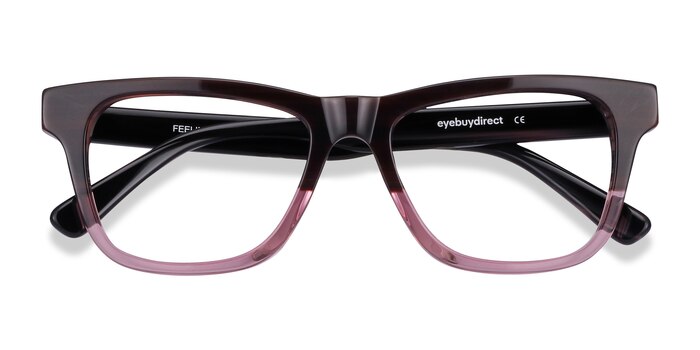 Brown Purple Feeling -  Acetate Eyeglasses