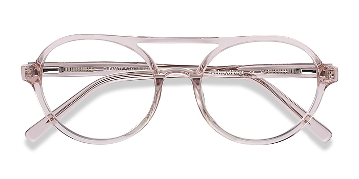 Clear Pink Elevate -  Fashion Acetate Eyeglasses