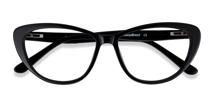 Black Yvonne -  Acetate Eyeglasses