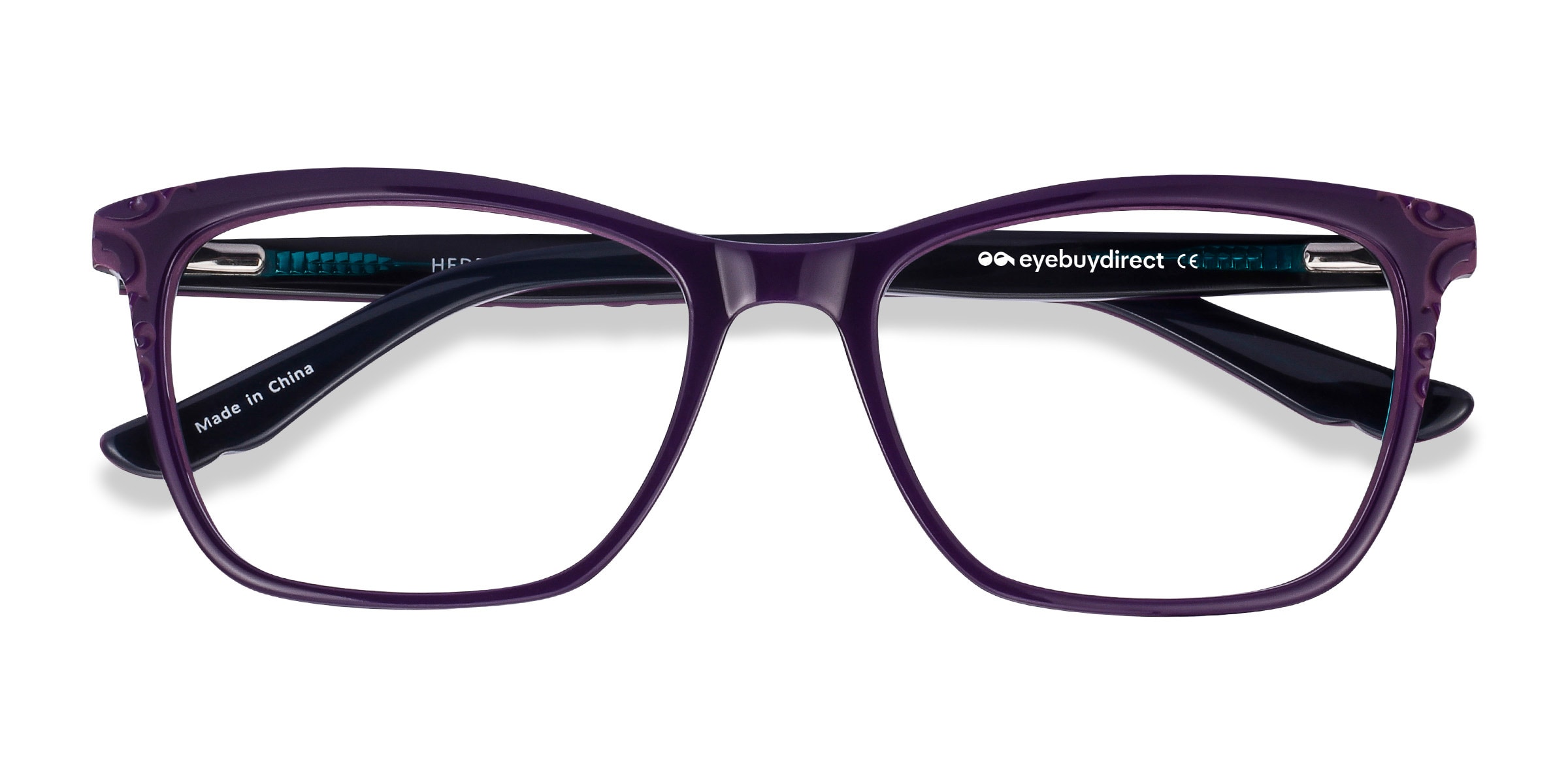 hira♪ Hedera Cat Eye Purple Glasses for Women | Eyebuydirect