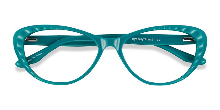 Teal Persona -  Vintage Acetate Eyeglasses