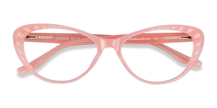 Coral Persona -  Vintage Acetate Eyeglasses