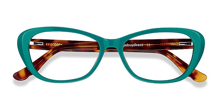 Teal & Tortoise Selina -  Fashion Acetate Eyeglasses