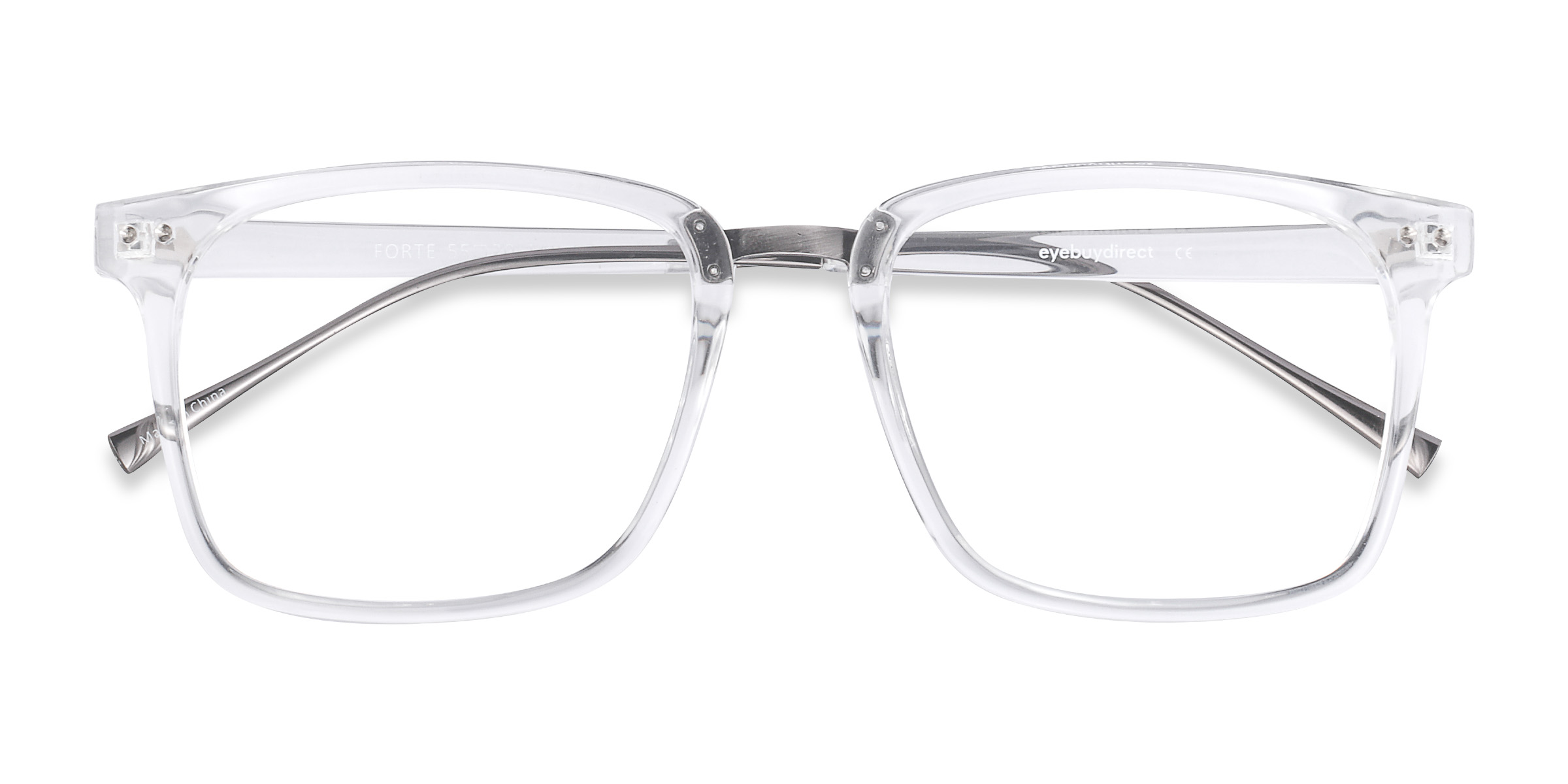 Male s squarePlastic, Metal Prescription eyeglasses - Eyebuydirect s Forte