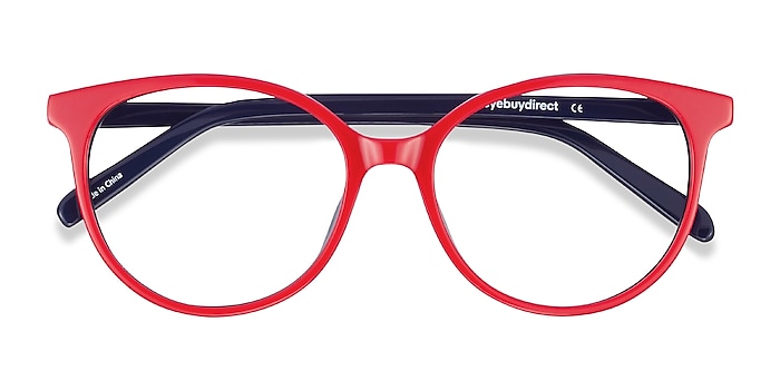 Red & Navy Patriot -  Colorful Acetate Eyeglasses
