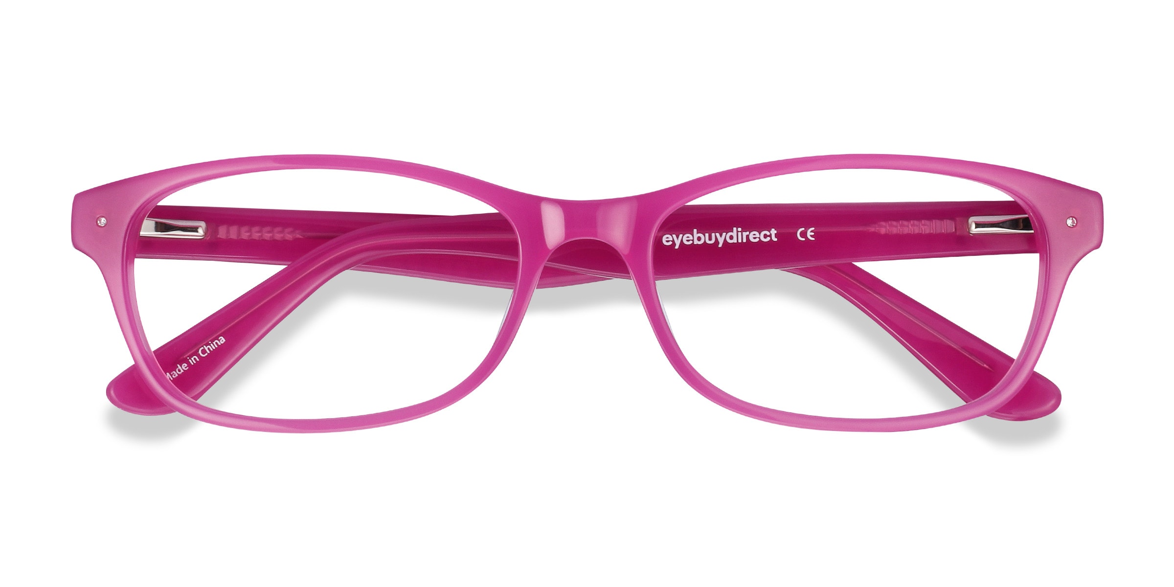 Kedah Rectangle Pink Glasses for Women | Eyebuydirect Canada