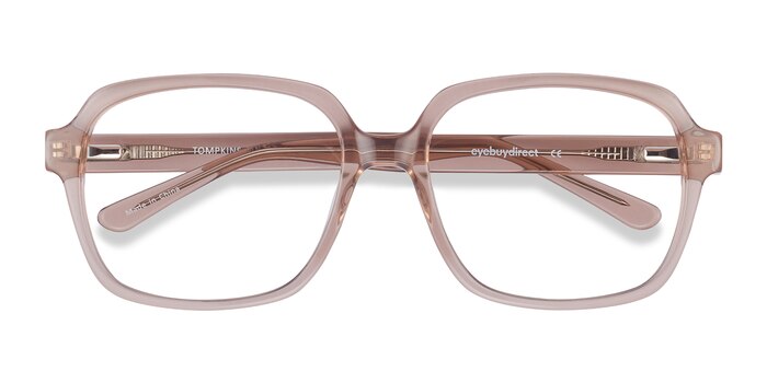 Clear Brown Tompkins -  Vintage Acetate Eyeglasses