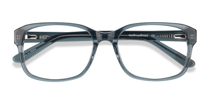 Clear Gray Tobias -  Vintage Acetate Eyeglasses