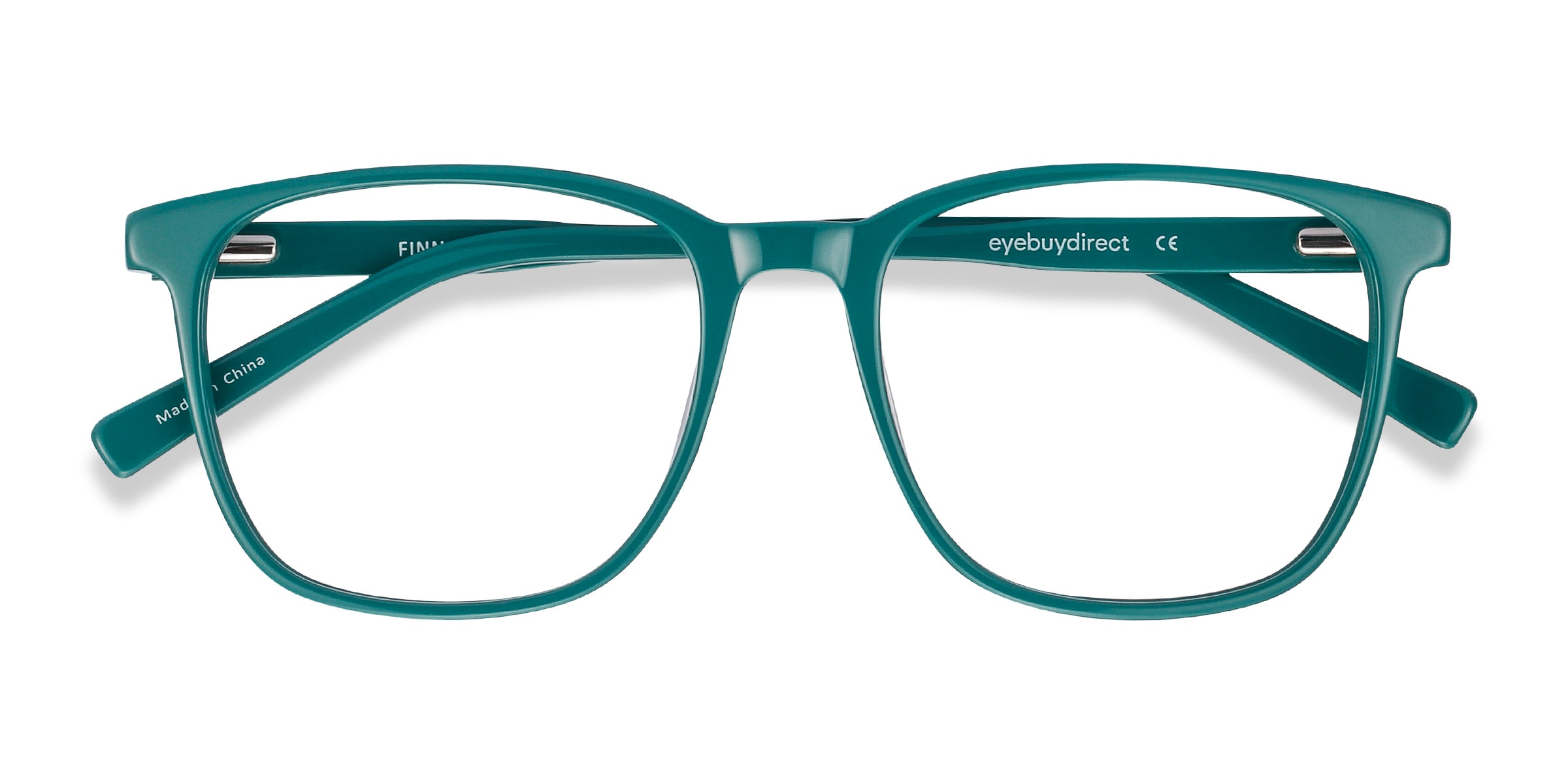 Finn Square Blue Glasses for Men | Eyebuydirect