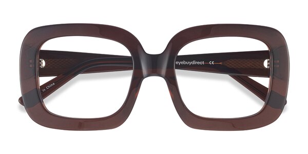 Gloria prescription eyeglasses (Brown)