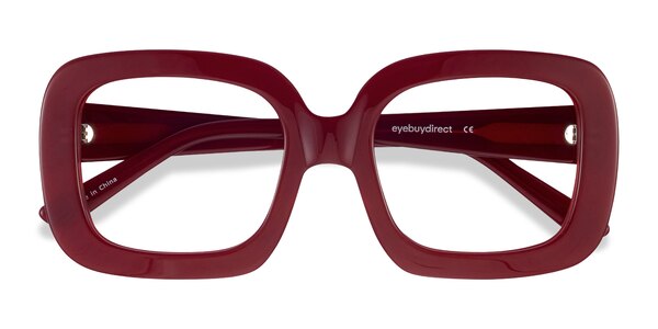 Gloria prescription eyeglasses (Burgundy)