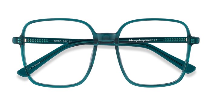 Teal Sixto -  Vintage Acetate Eyeglasses