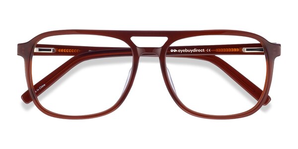 Russell prescription eyeglasses (Brown)