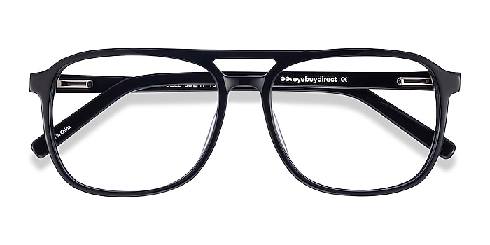 Black Russell -  Vintage Acetate Eyeglasses
