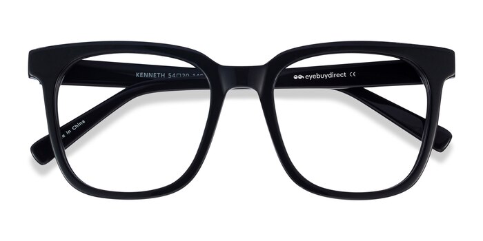 Black Kenneth -  Vintage Acetate Eyeglasses