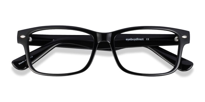 Black Persisto -  Geek Plastic Eyeglasses