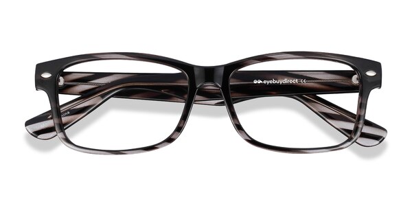 Persisto prescription eyeglasses (Black Striped)