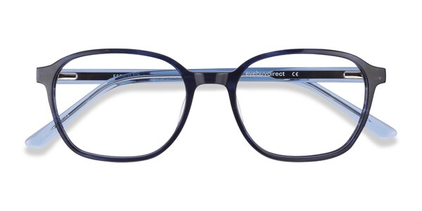 Efficient prescription eyeglasses (Blue Striped)