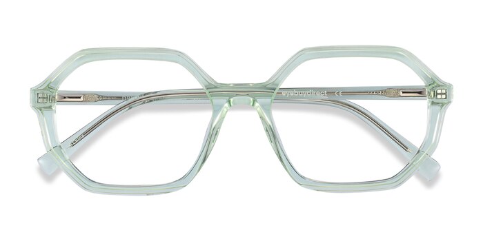 Clear Green Dream -  Colorful Acetate Eyeglasses
