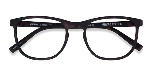 Unisex S Oval Warm Tortoise Eco Friendly,Plastic Prescription Eyeglasses - Eyebuydirect S Catalpa