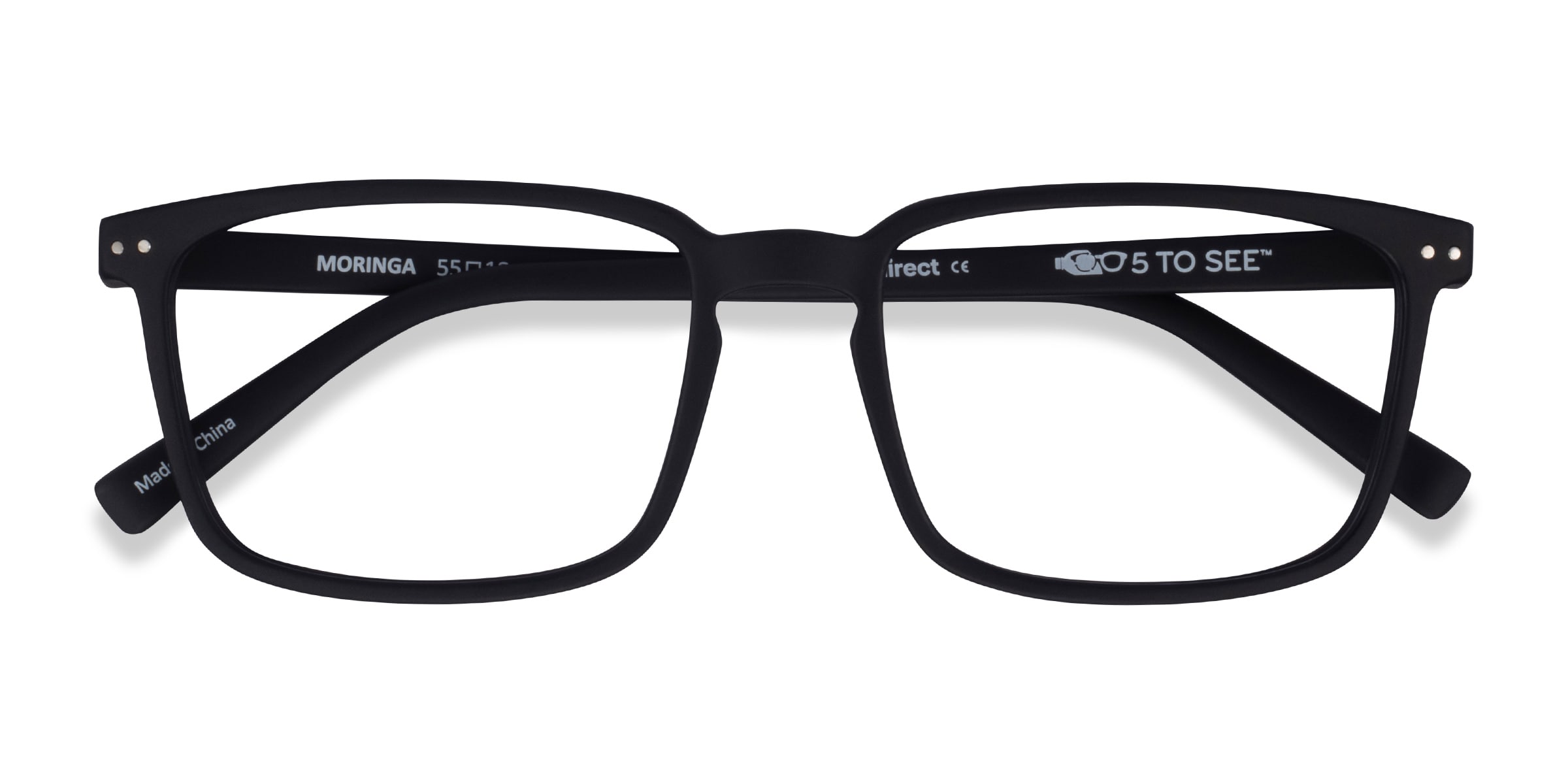 Unisex s rectangle Basalt Plastic Prescription eyeglasses - Eyebuydirect s Moringa 98$