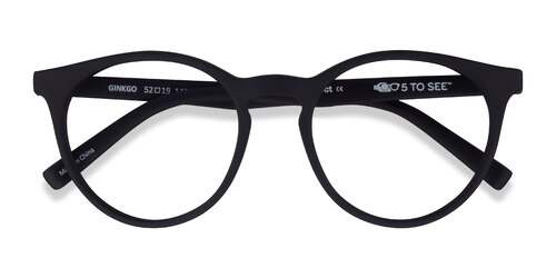 Unisex S Round Basalt Eco Friendly,Plastic Prescription Eyeglasses - Eyebuydirect S Ginkgo