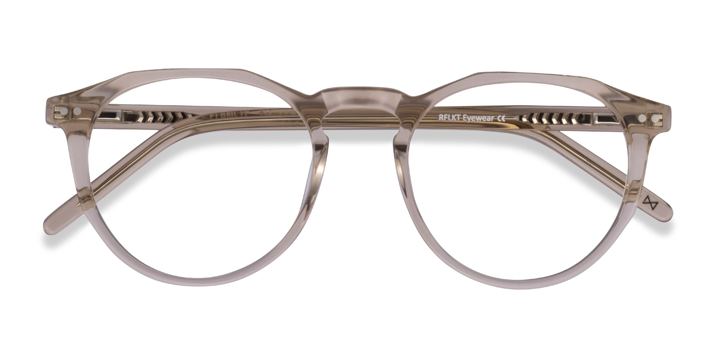 Unisex s geometric Champagne Acetate Prescription eyeglasses - Eyebuydirect s Planete 89$