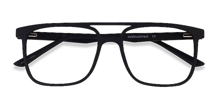 Matte Black Between -  Plastic Eyeglasses