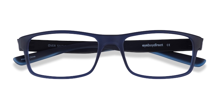 Dark Blue Over -  Plastic Eyeglasses