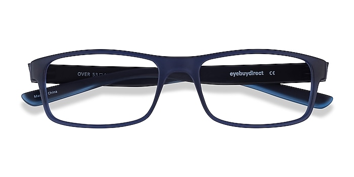 Dark Blue Over -  Plastic Eyeglasses